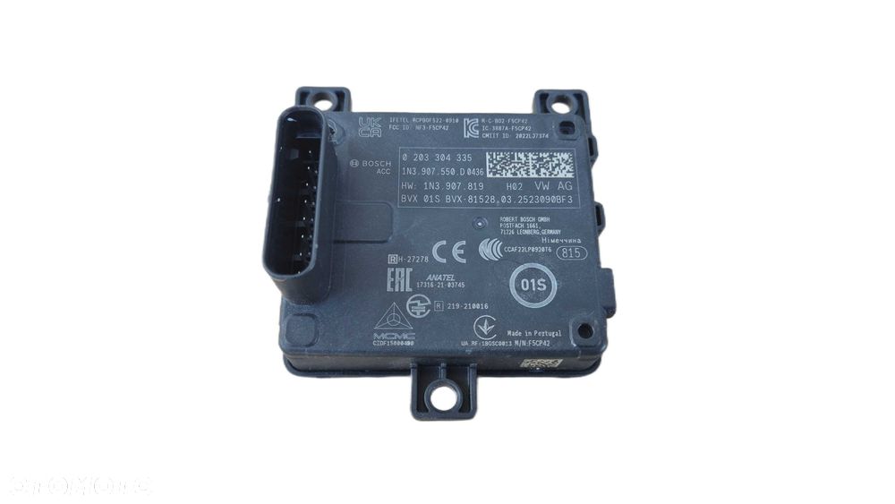 Czujnik Radar Moduł ACC DISTRONIC Volkswagen Audi Skoda OE 1N3 NOWY !! - 2