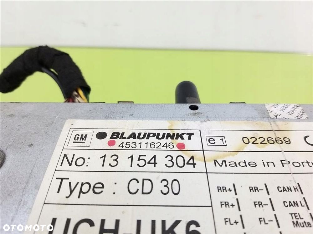 Radio+ wyświetlacz kpl Opel Astra III H 04-13 R 317099190 453116246 - 6
