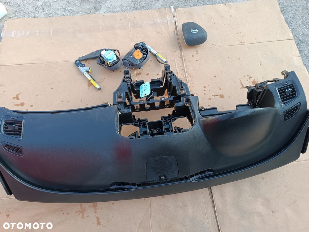 DESKA ROZDZIELCZA KONSOLA ZESTAW AIRBAG PODUSZKI ORYGINAŁ OPEL INSIGNIA A 2012R - 11