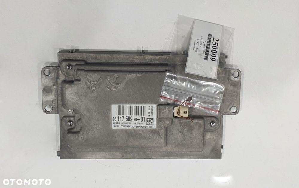Citroen C4 Ekran Wyświetlacz Nawigacji 9811750980 - 2