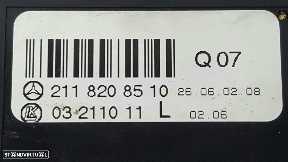 CONTROLADOR DE VISÃO TRASEIRA MERCEDES CLASE E (W211) BERLINA E 270 CDI (211.016... - 3