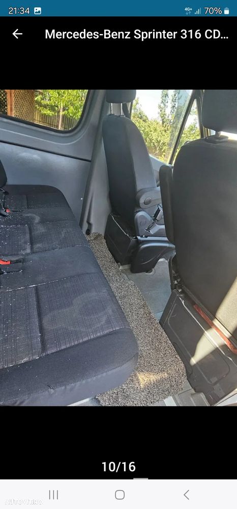 Mercedes-Benz Sprinter 316 CDI 906.235 Pickup cabina dubla - 14