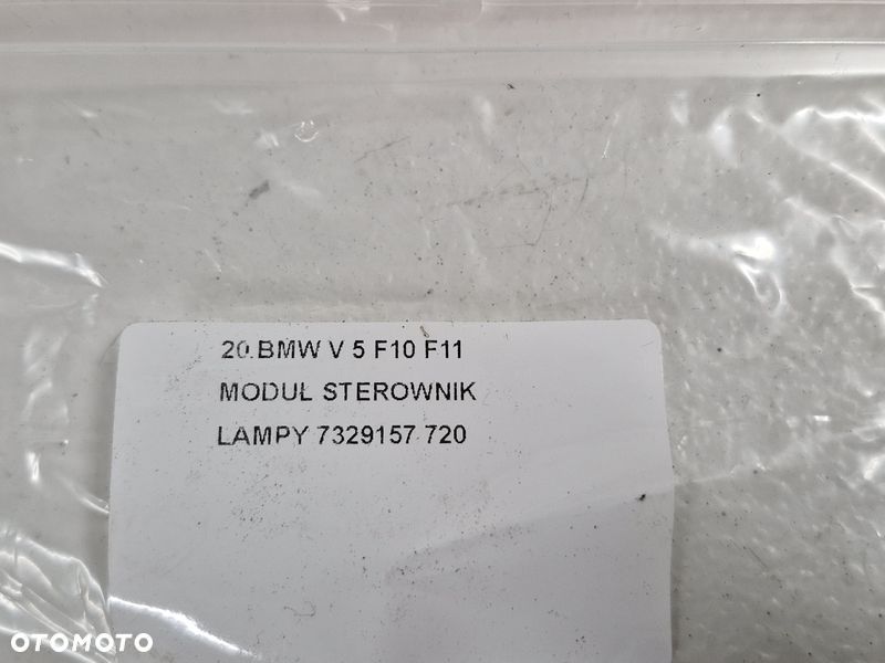 BMW V 5 F10 F11 MODUŁ STEROWNIK LAMPY 7329157 - 7