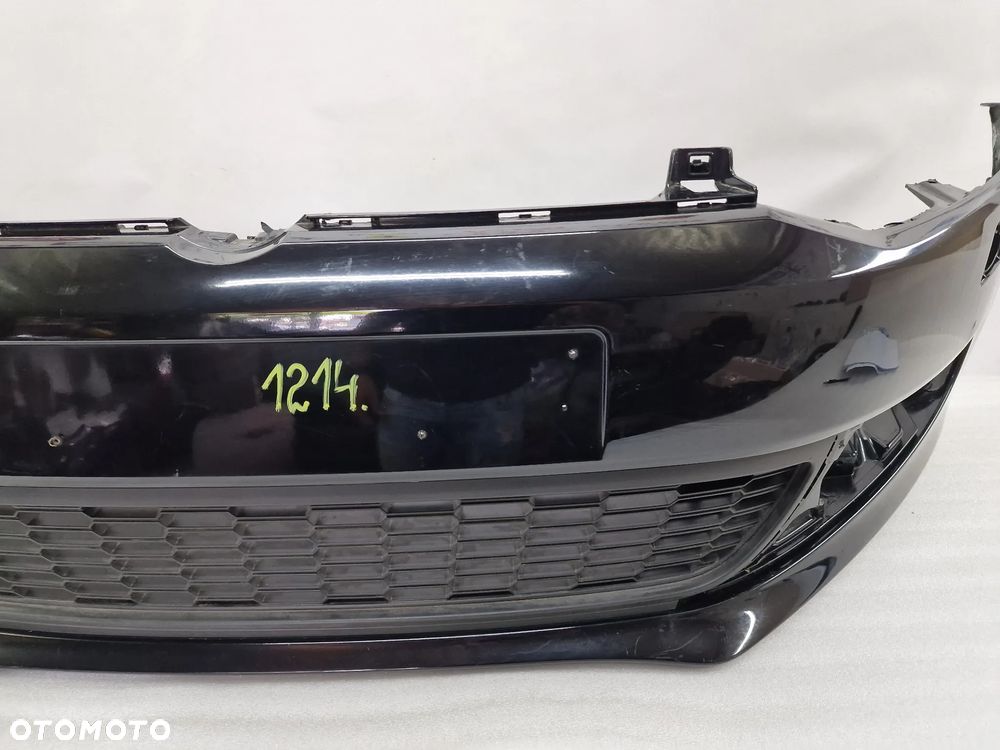 VW POLO 6R0 09- ZDERZAK PRZEDNI PRZÓD NA SPRYSKI + KRATKA ŚRODKOWA + PRAWY HALOGEN + PŁYTA / OSŁONA POD ZDERZAK , NR 6R0807221 , NR AUKCJI NZ1214 - 10