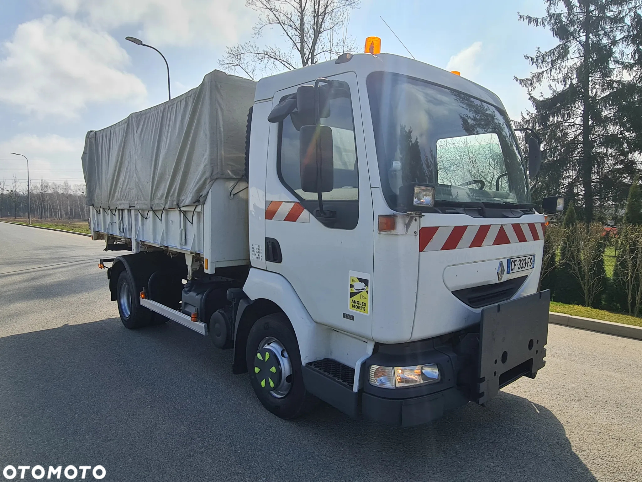 Renault Midlum Wywrotka 3 str Czołownica Specjalny Tylko 116 tys km Plandeka - 5