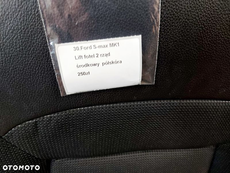 ford s-max mk1 fotel ii 2 rząd środkowy półskóra - 4