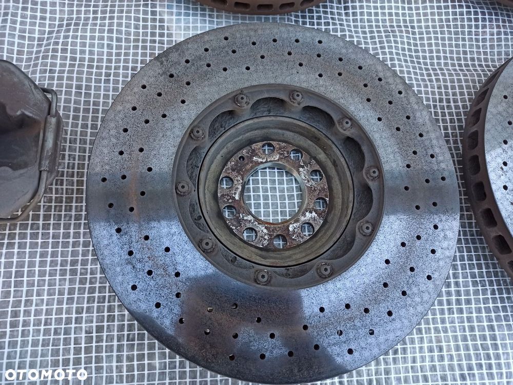 AUDI A8 S8 W12 D3 HAMULCE BREMBO KPL PRZÓD TYŁ CERAMIKA TARCZE ZACISKI - 12