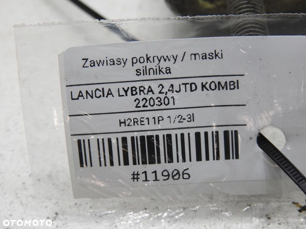 ZAWIAS ZAWIASY MASKI 612 LANCIA LYBRA - 5