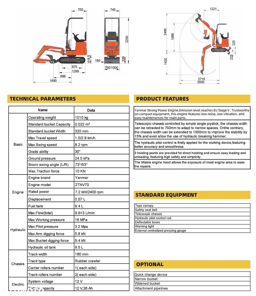 Lonking CDM6010 jak JCB Cat Volvo Takeuchi Kubota - 16