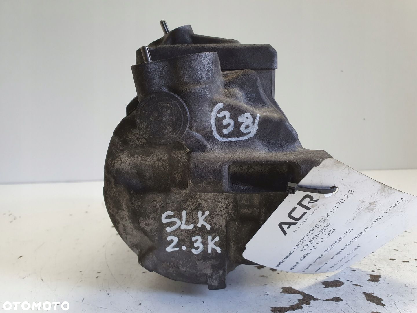 Mercedes SLK 2.3 K SPRĘŻARKA KLIMATYZACJI A0002342911 - 5