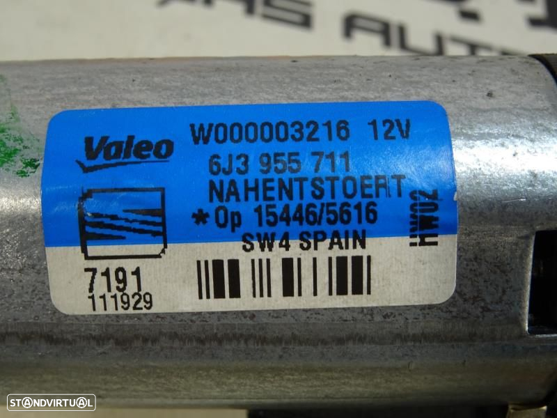 Motor Limpa Vidros Traseiro Seat Ibiza Iv (6J5, 6P1)  6J3955711 / 6J3 - 5