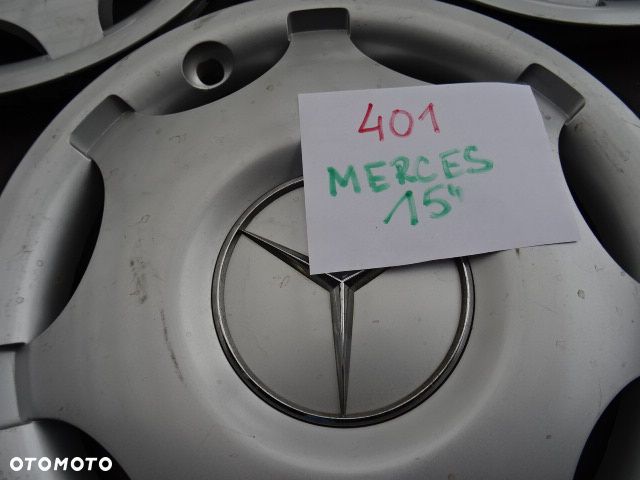 MERCEDES Oryginalne kołpaki 15 - 5