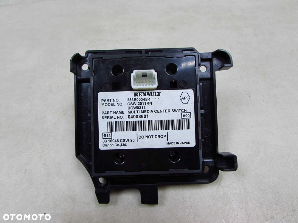 RENAULT MEGANE III 08-16 PANEL STEROWANIA NAWIGACJI 253B00345R - 3
