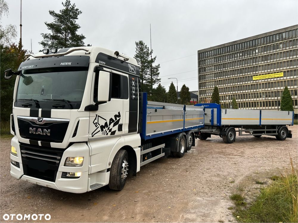 MAN TGX Tandem 1m burty TOP KOMPLET / ALUFELGI / zarejestrowany gotowy do pracy / przyczepa 18t / FULL OPCJA / 26.420 26.460 26.500 26.400 26.440 26.480 26.510 460 500 - 37