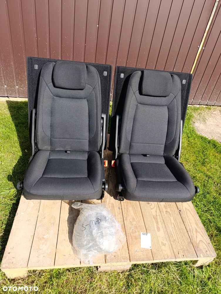 FOTELE TYŁ TYLNE 3 RZĄD S-MAX MK1 ŚRUBY PASY - 1