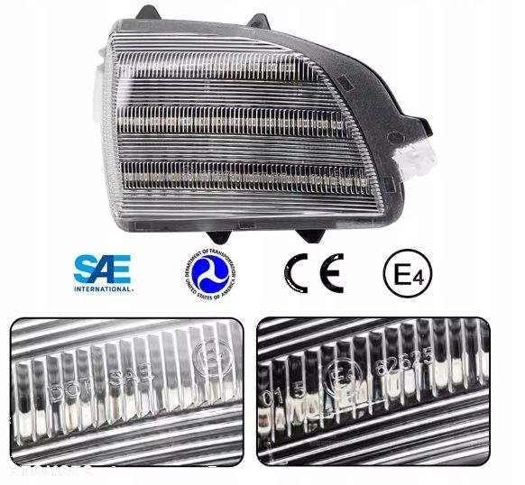 Kierunkowskaz Migacz Lusterko kpl Led Volvo XC70 II 2007-16 XC90 I Lift 06- - 6