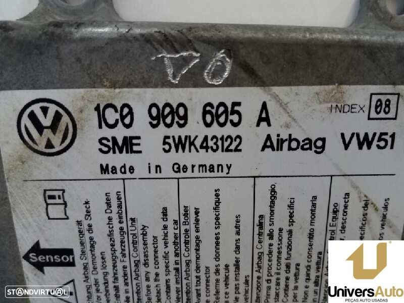 CENTRALINA AIRBAG SEAT LEON 2005 -1C0909605A - 3