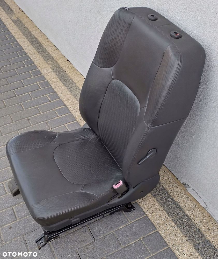 nissan pathfinder r51 05-10 fotel prawy przedni prawy przód skóra angielski - 5