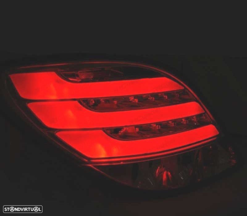FAROLINS TRASEIROS LED PEUGEOT 207 06-09 FUMADO - 2