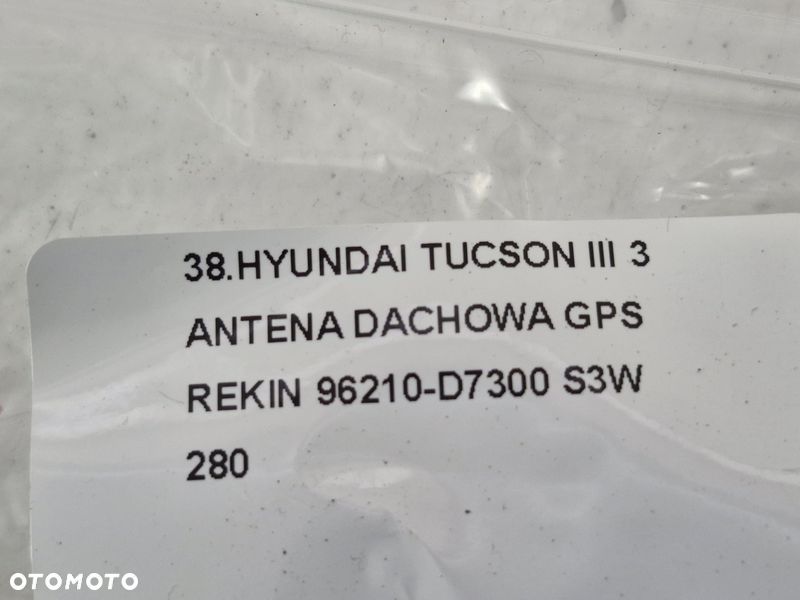 HYUNDAI TUCSON III 3 ANTENA DACHOWA GPS REKIN 96210-D7300 S3W - 7