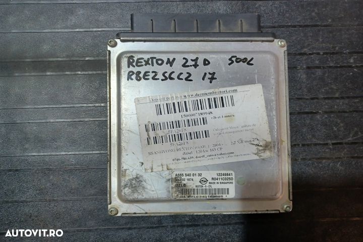 Calculator motor ECU A6655400132 - 2.7 D A6655400132 - 2.7 D SsangYon - 2