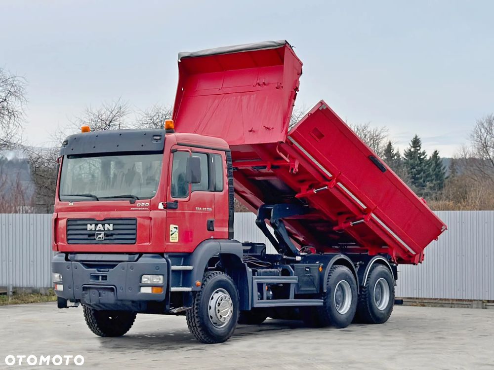 MAN TGA 33.350 * WYWROTKA 5,20 m + BORDMATIC * STAN BDB - 3