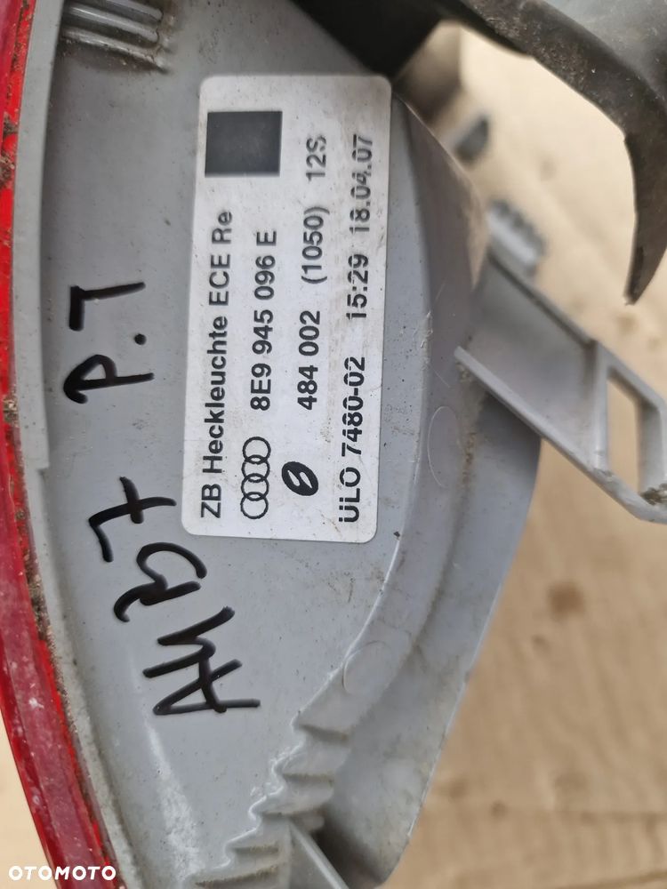 Lampa prawa tylna Audi a4 b7 cabrio - 3