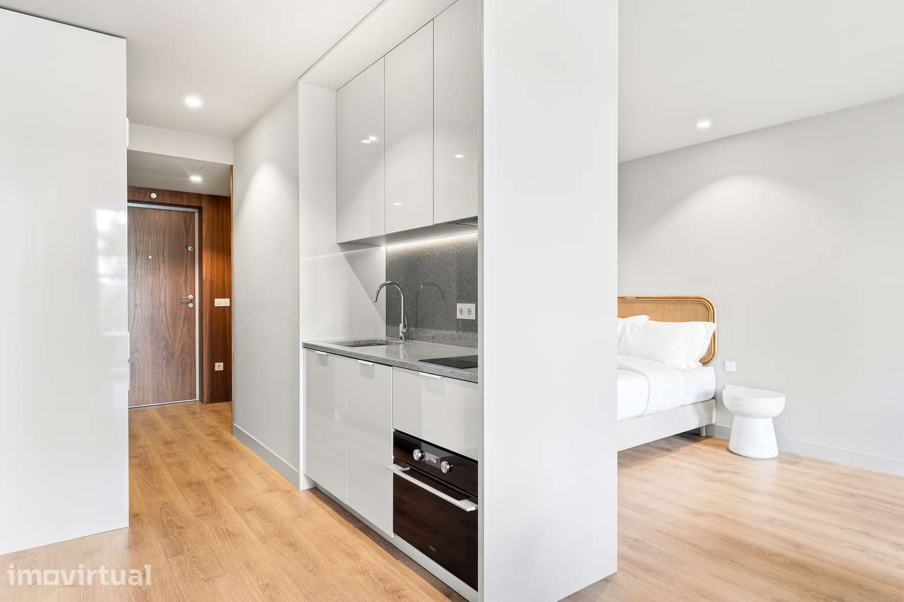 Apartamento T0 mobilado – NOVO - Grande imagem: 4/15