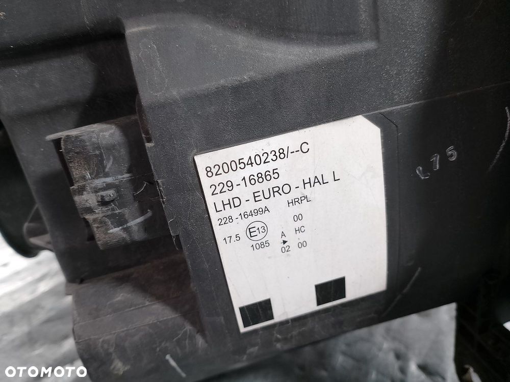 LAMPA PRZÓD LEWA RENAULT MODUS 8200540238 - 5