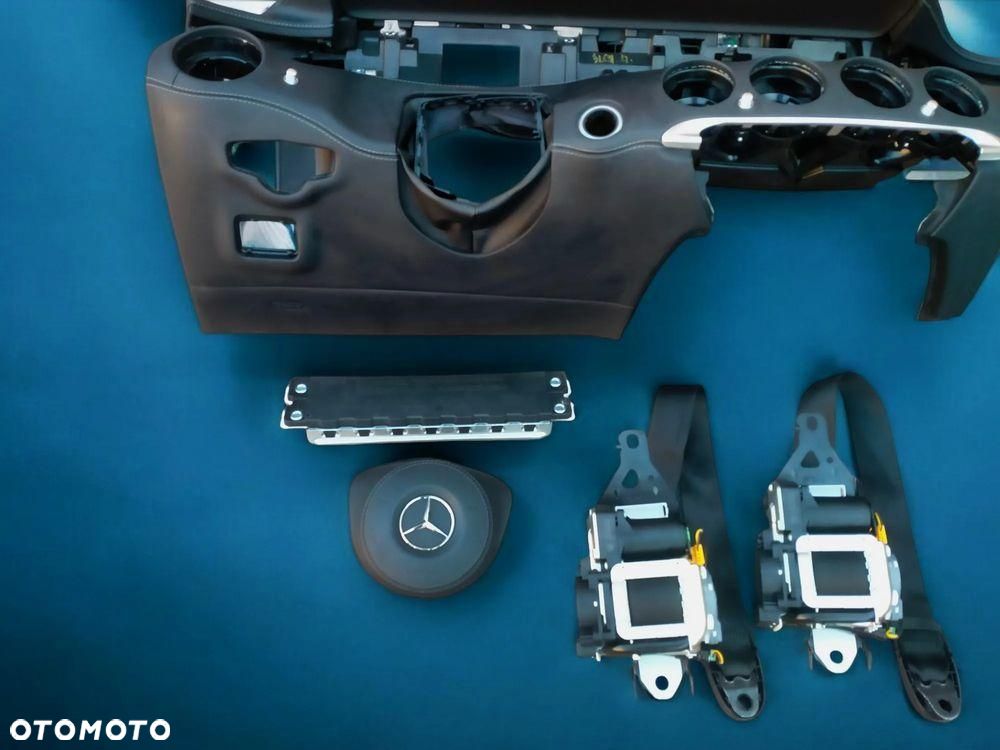 MERCEDES W217 COUPE CABRIO KONSOLA DESKA AIRBAG PAS PASY KOMPLET - 2
