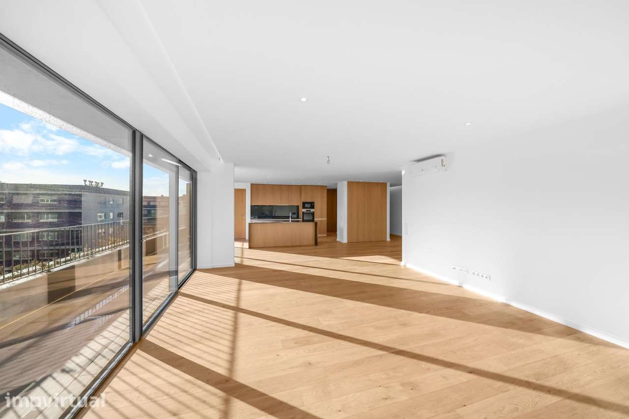 Apartamento T4 novo com varandas panorâmicas em Matosinhos Sul - Grande imagem: 5/36