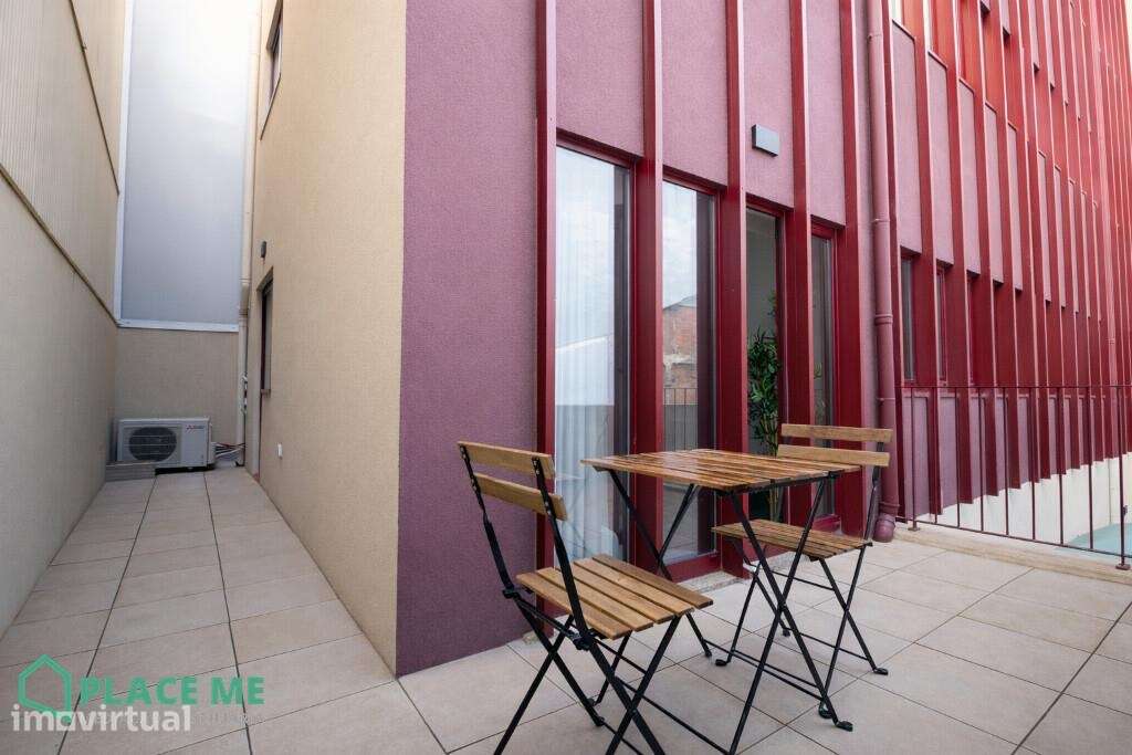 Apartamento T1 - Novo - Centro Braga - C/ Terraço - Equipado e Mobilad - Grande imagem: 2/16