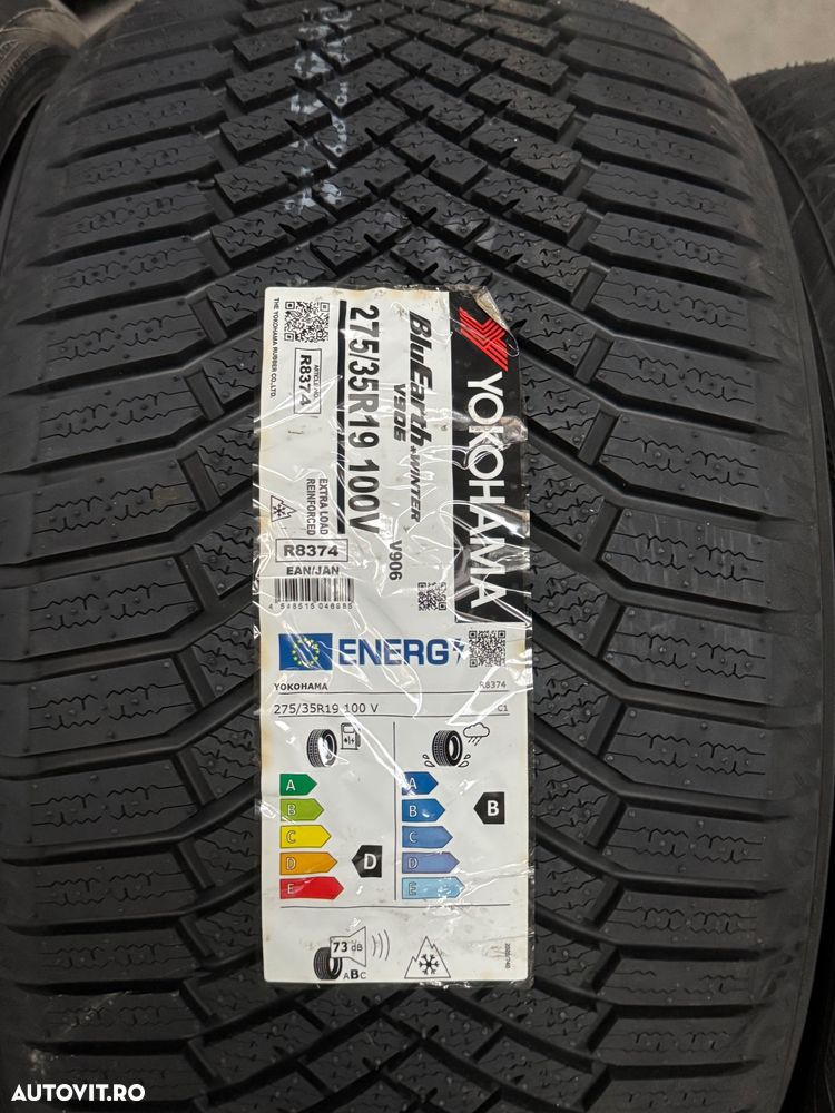 Vând set anvelope 245/40/19-275/35/19 Yokohama de iarnă noi - 3