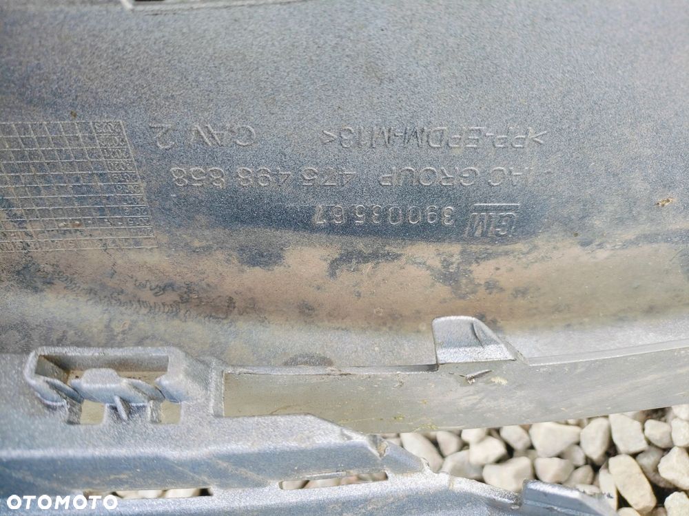 OPEL CORSA E 14- ZDERZAK PRZÓD PRZEDNI SREBRNY - 14