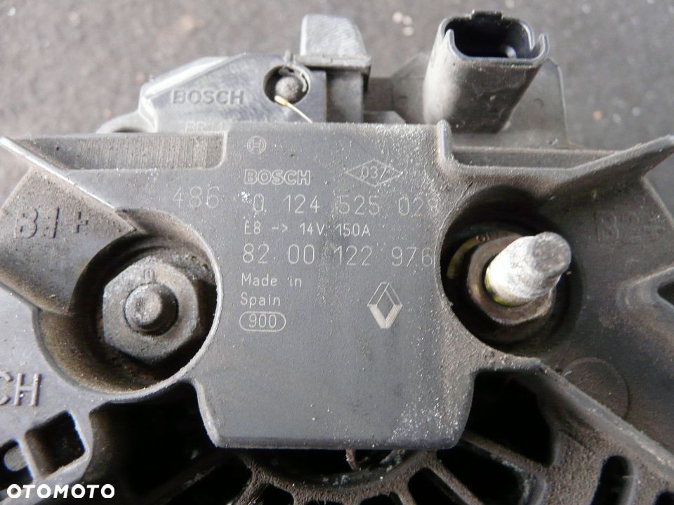 Alternator 0124525028 8200122976 Renault Scenic 2 1,5 DCI - 4
