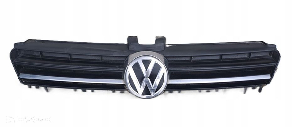 VW GOLF VII 12-16R GRILL ATRAPA ZNACZEK RADAR ORYG 5G0853653 5G0853655C