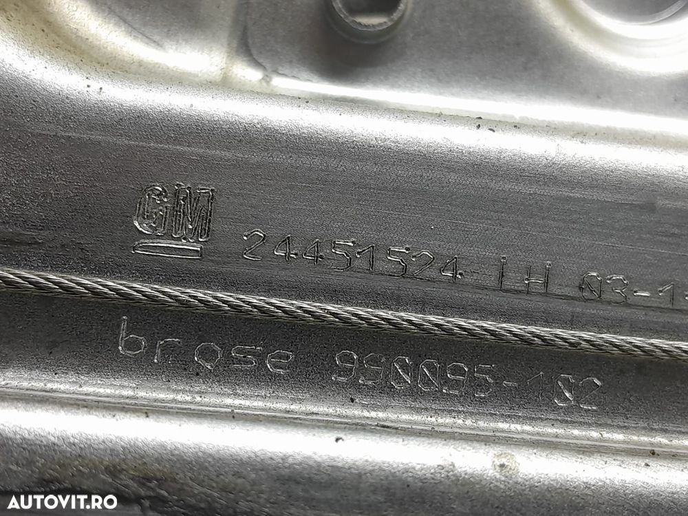 Macara geam stanga spate GM24451524 24451524 Opel Vectra C [2002 - 20 - 3
