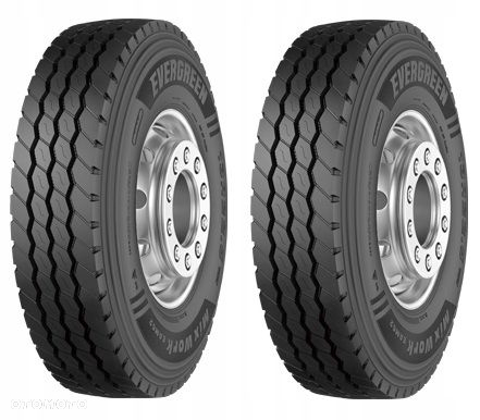 Opony 2 x 315/80R22.5 Evergreen EAM62 - prowadzące