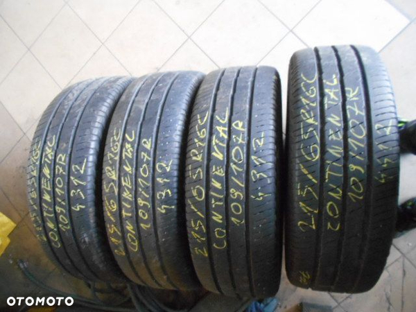 Opony 215/65r16c continental vanco 2 6,7mm lato komplet