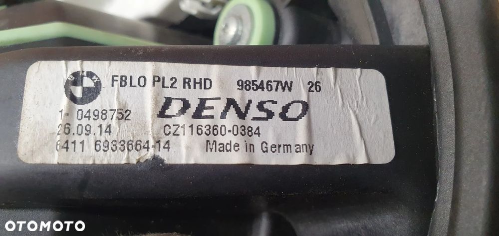 Wentylator silnik dmuchawy nagrzewnicy BMW X1 E84 Lift 6933664 - 6