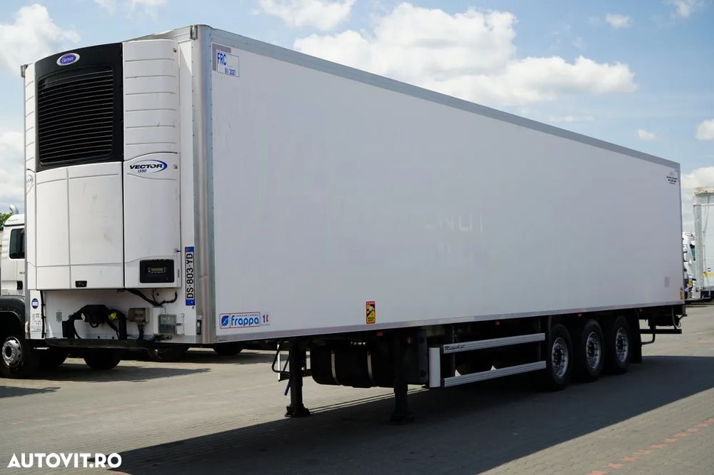 LeciTrailer CAMION FRIGORIFER / TRANSPORT VECTOR 1350 / AXĂ RIDICATĂ / AXE SAF - 1