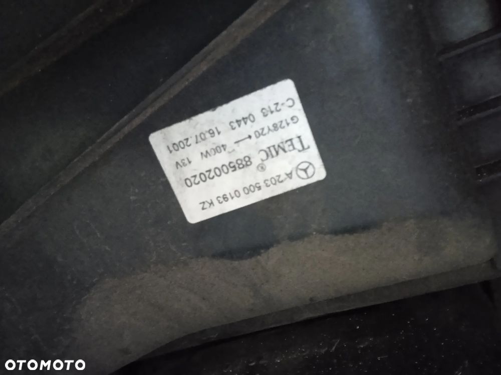 PAS PRZEDNI CHŁODNICE BELKA WENTYLATOR MERCEDES W203 203 - 10