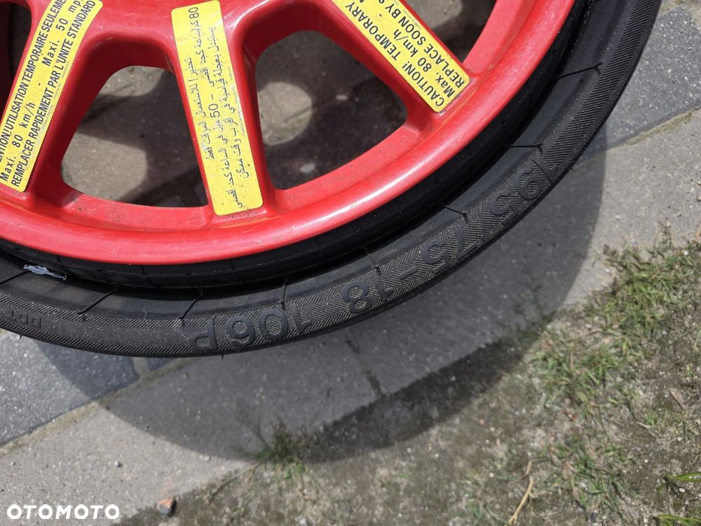 KOŁO ZAPASOWE DOJAZDOWE DOJAZDÓWKA 5X130 195 75 R18 ET28 VAG TOUREG Q7 CAYENNE - 2