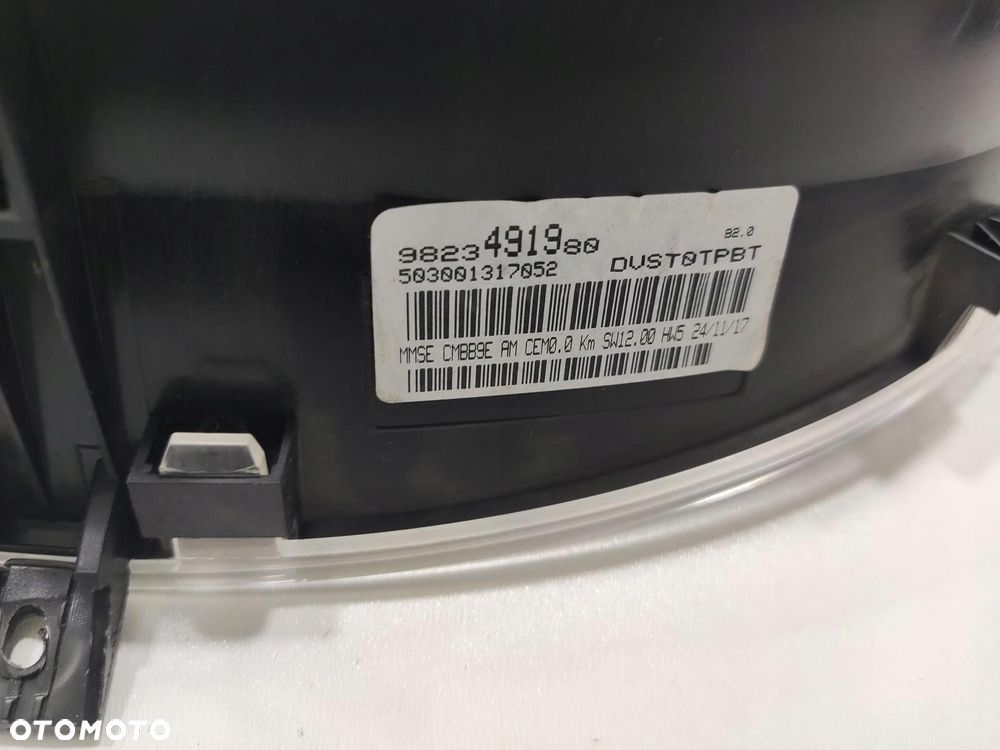 LICZNIK PEUGEOT PARTNER ELECTRIC E-BERLINGO III 2014-2018 9823491980 EUROPA - 5