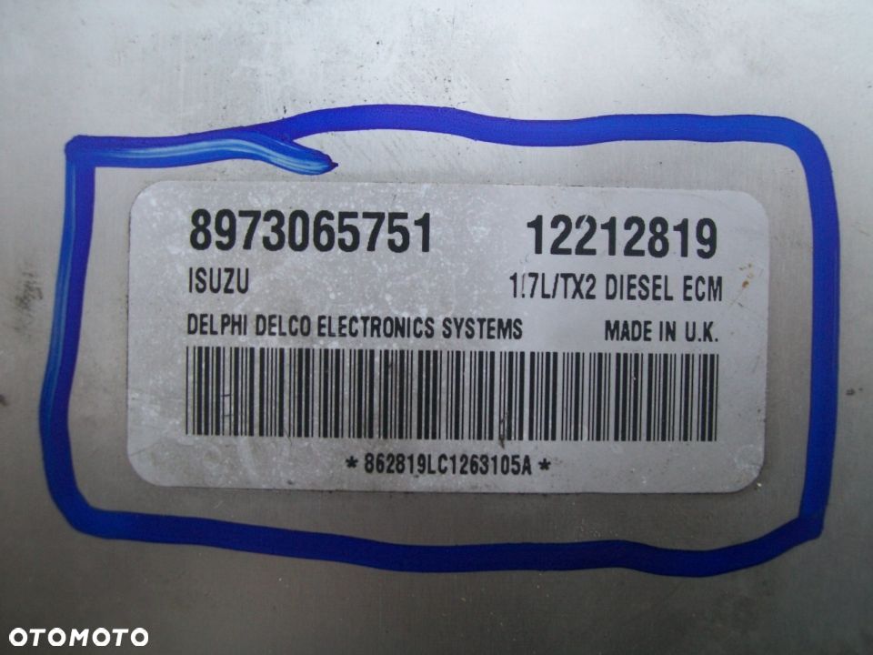 Komputer sterownik Corsa Astra 1.7DTI 8973065751 - 2