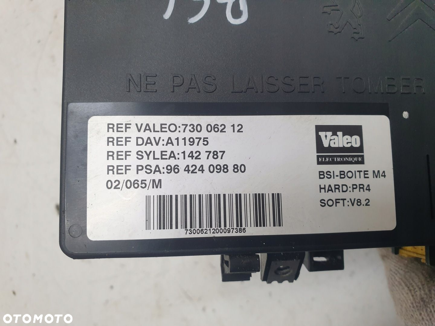 MODUŁ STEROWNIK BSI PEUGEOT PARTNER I 9642409880 - 4