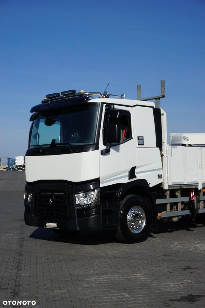 Renault T 380 / 6 X 2 / SKRZYNIOWY + HDS / HIAB 302 E-5 / PILOT / OŚ SKRĘTNA - 36