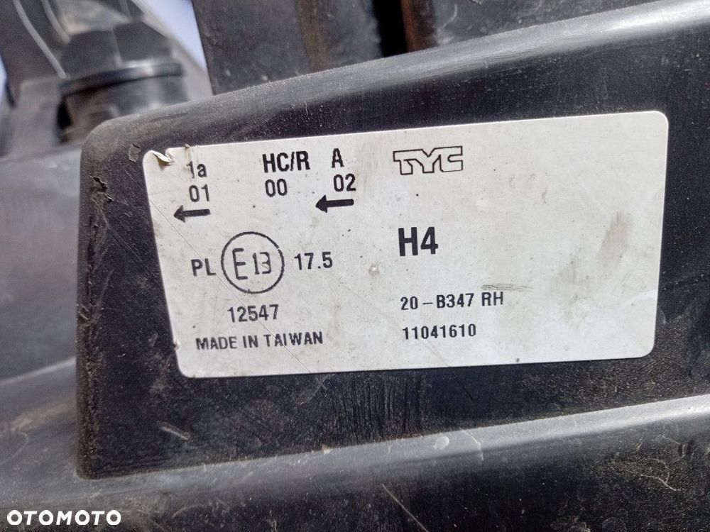 FORD TRANSIT CONNECT MK1 REFLEKTOR PRAWY LAMPA PRAWA EU 20-B347 - 6