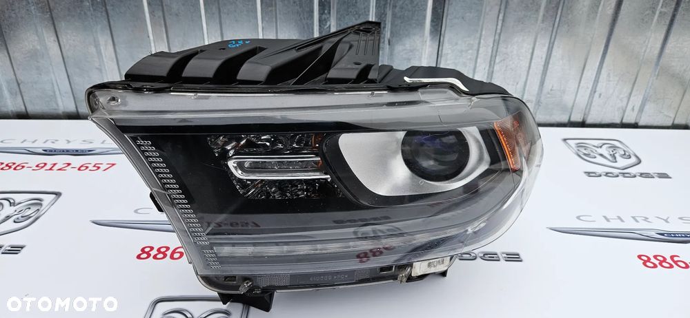 Dodge Durango III LIFT 2014- Kompletny reflektor lewy Lampa lewa P68299131AD Kompletny reflektor prawy Lampa prawa P68299130AD KOMPLETNY lampy Oryginalne MOPAR WERSJA RT GT CZARNE ŚRODKI - 21