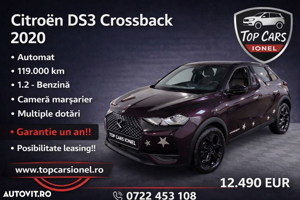 DS Automobiles DS 3 Crossback 1.2 PureTech 130 S&S EAT8 MONTMARTRE - 1